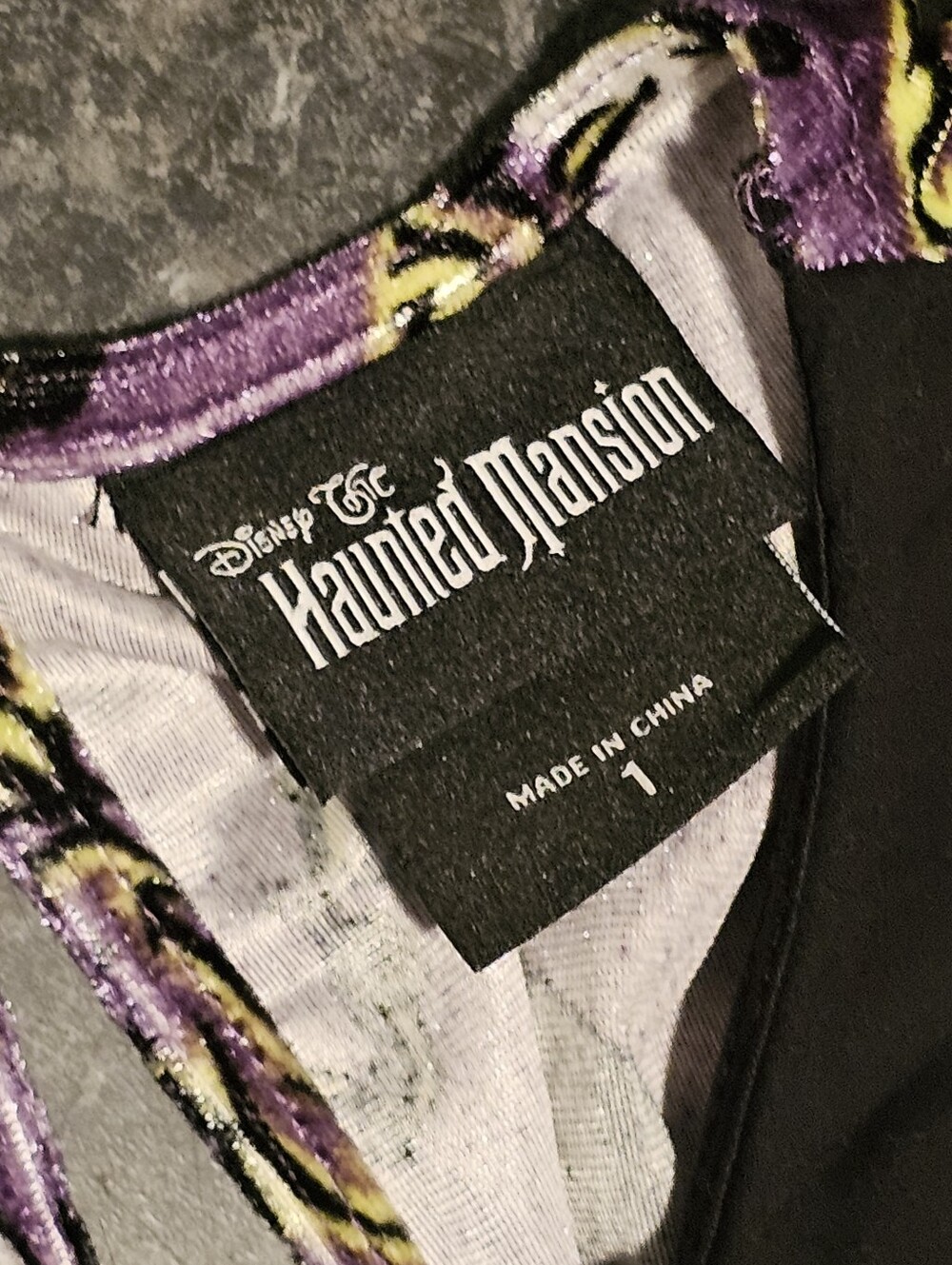 Torrid Disney Haunted Mansion Purple Velvet Aop Dress Midi Halloween Size 1 XL - Picture 6 of 10